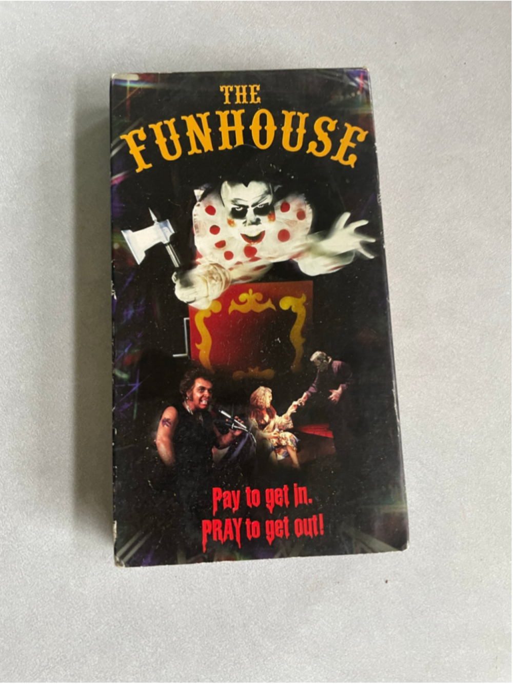 The Funhouse (1981) Horror Movie VHS Tape - GoodTimes vintage very rare